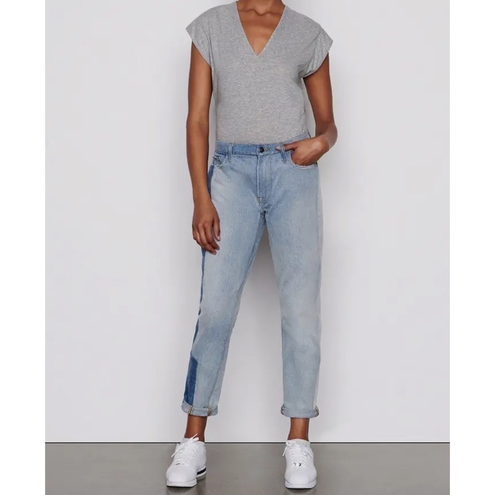 Frame Le Garçon mid-rise Straight Fit Jeans Dinsmore M